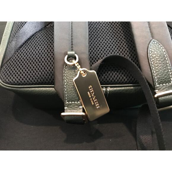 Coach Women's Court Backpack (Monogram Green) - Picture 15 of 15